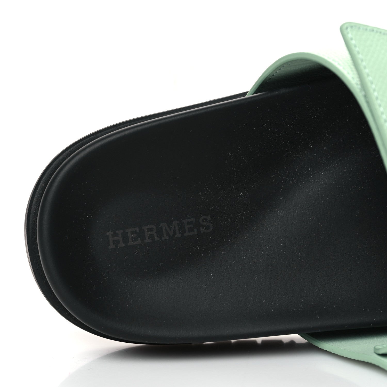 Hermes Epsom Womens Chypre Sandals 38 Vert Jade 7 of 9