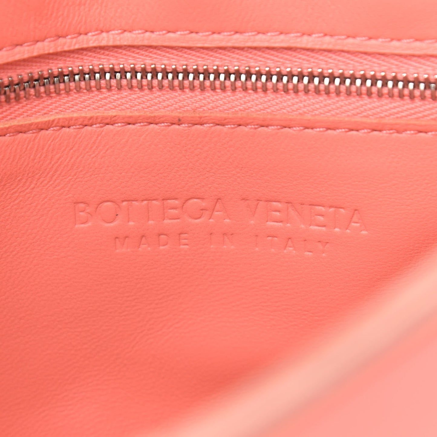 Nappa Maxi Intreccio Cassette Bag Peach