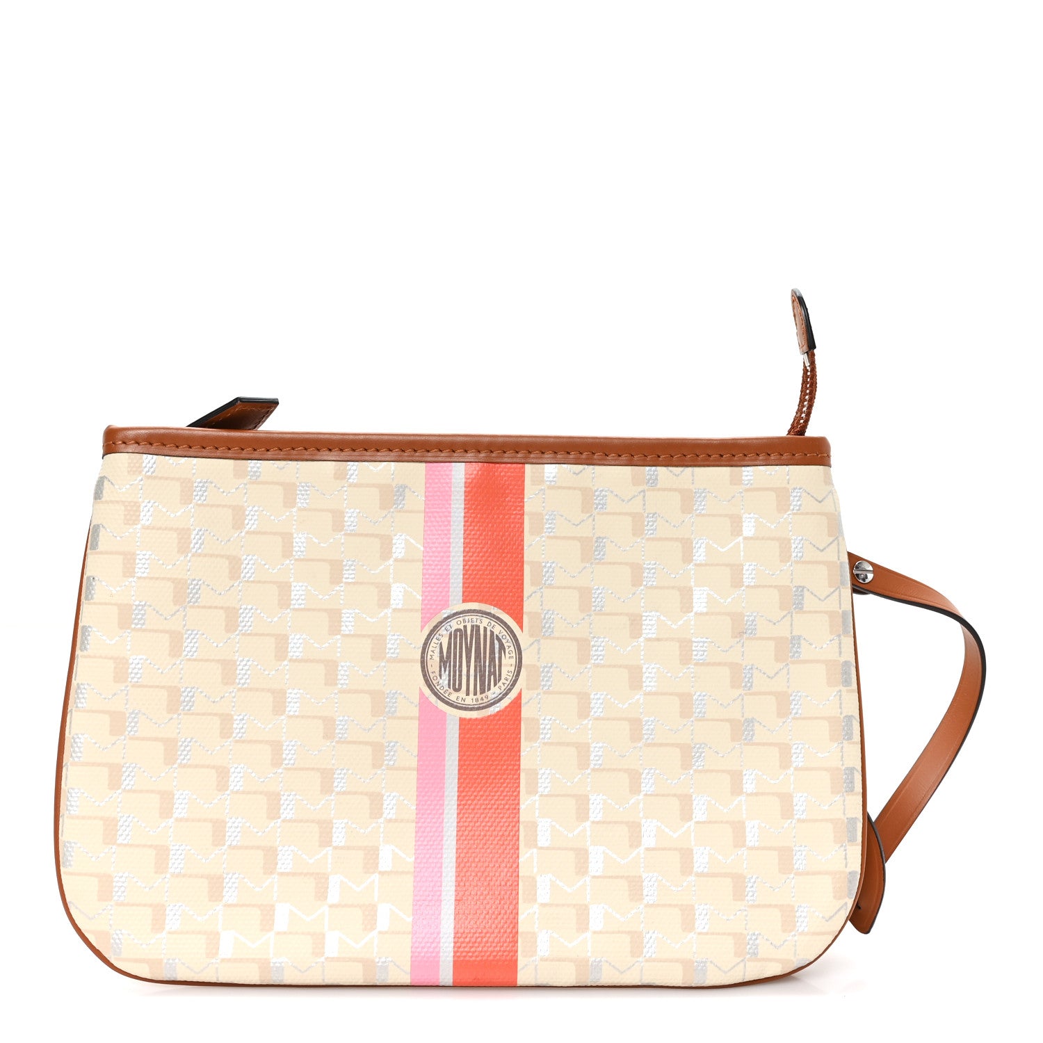Moynat Toile 1920 Oh! Trousse Pouch Beige Multicolor 1 of 7