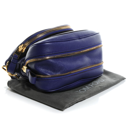Tom Ford Grained Medium Jennifer Flap-Top Messenger Bag Royal Blue 4 of 8
