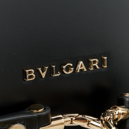 Bulgari Calfskin Serpenti Forever Top Handle Black 8 of 11