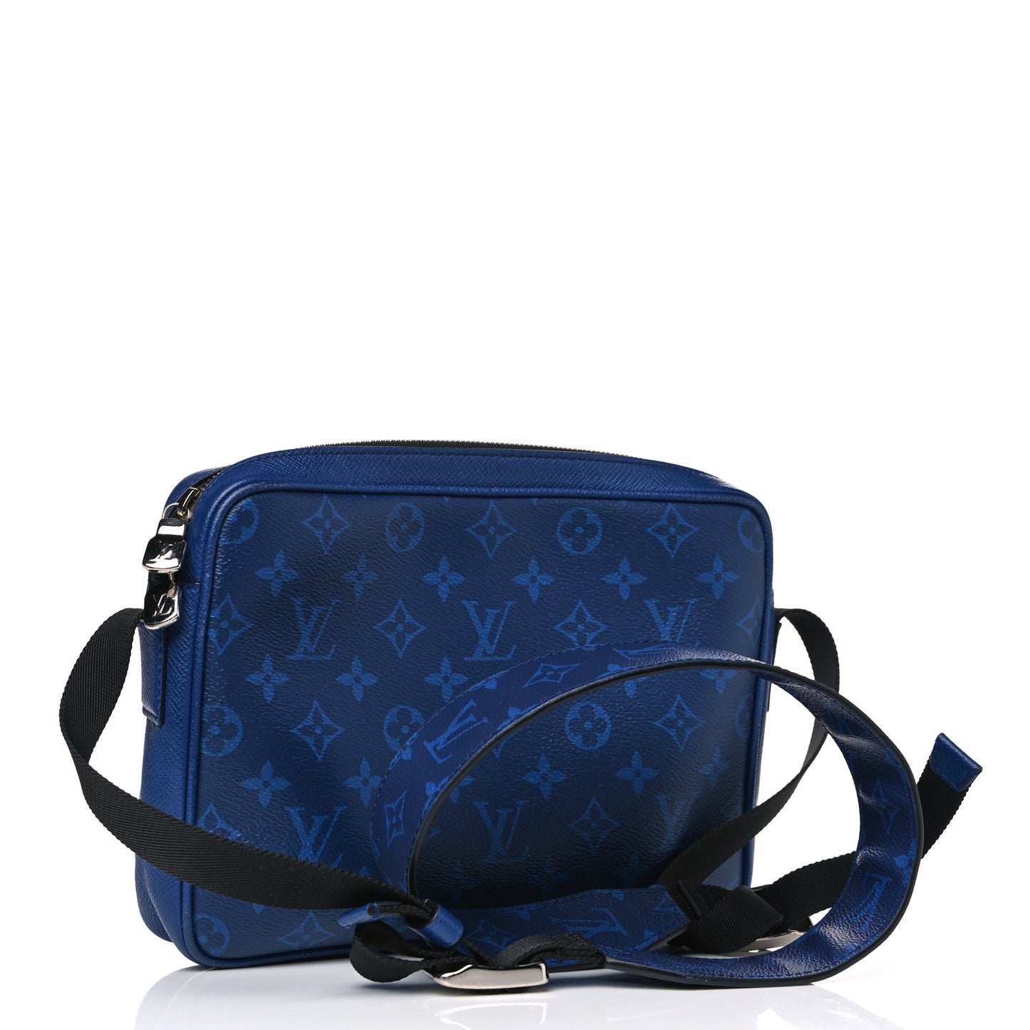 Taiga Monogram Outdoor Messenger Cobalt