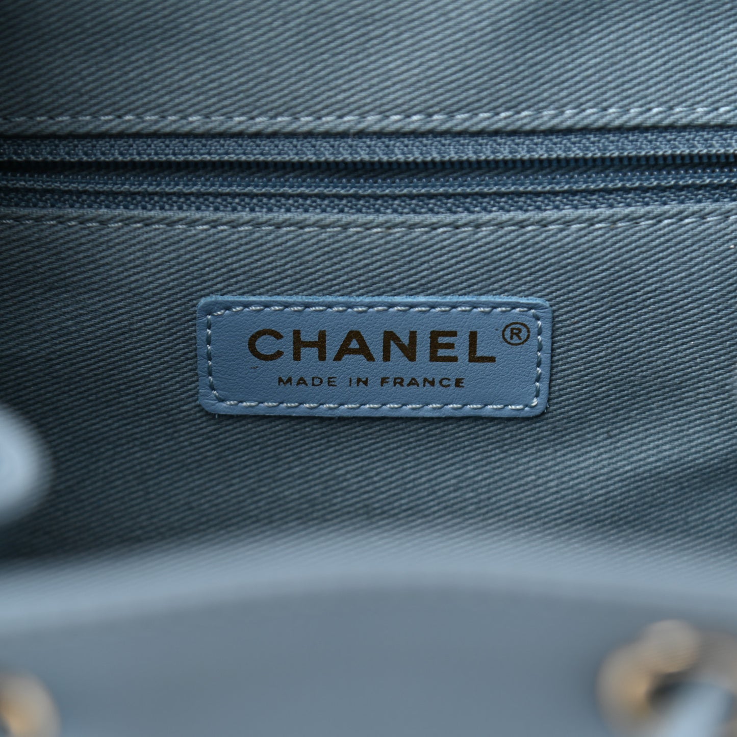 Caviar Quilted Business Affinity Backpack Blue