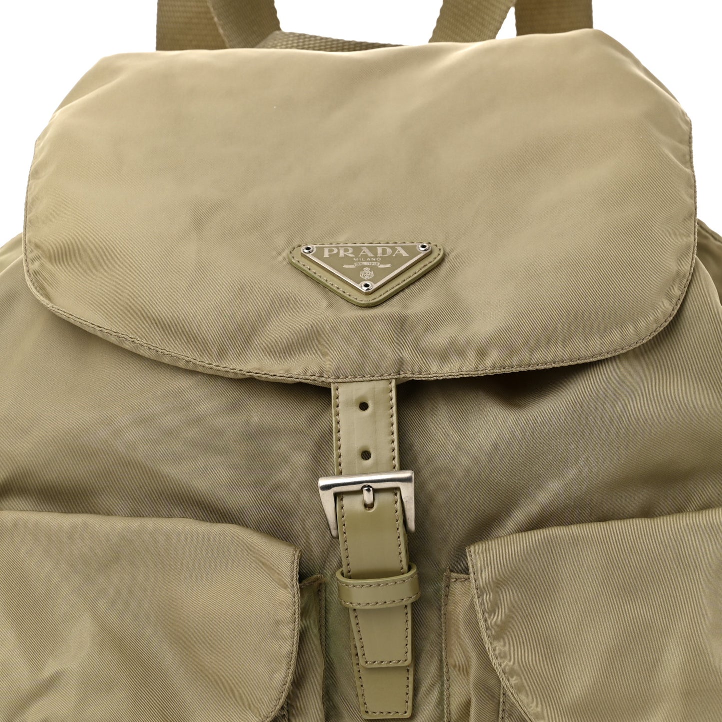 Tessuto Nylon Vela Medium Backpack Beige Beige