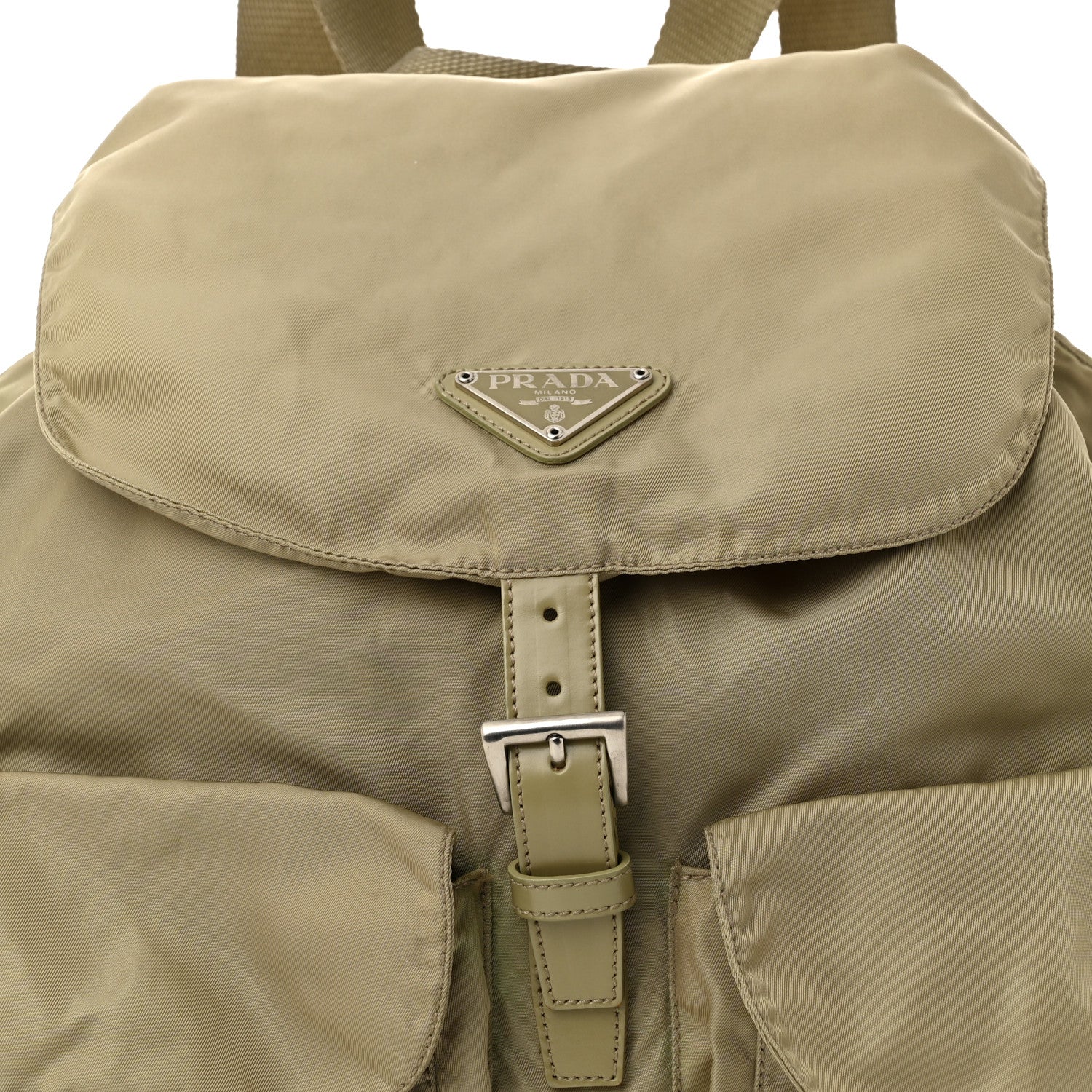 Prada Tessuto Nylon Vela Medium Backpack Beige Beige 8 of 10