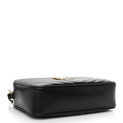 Saint Laurent Calfskin Matelasse Monogram Lou Camera Bag Black 4 of 8