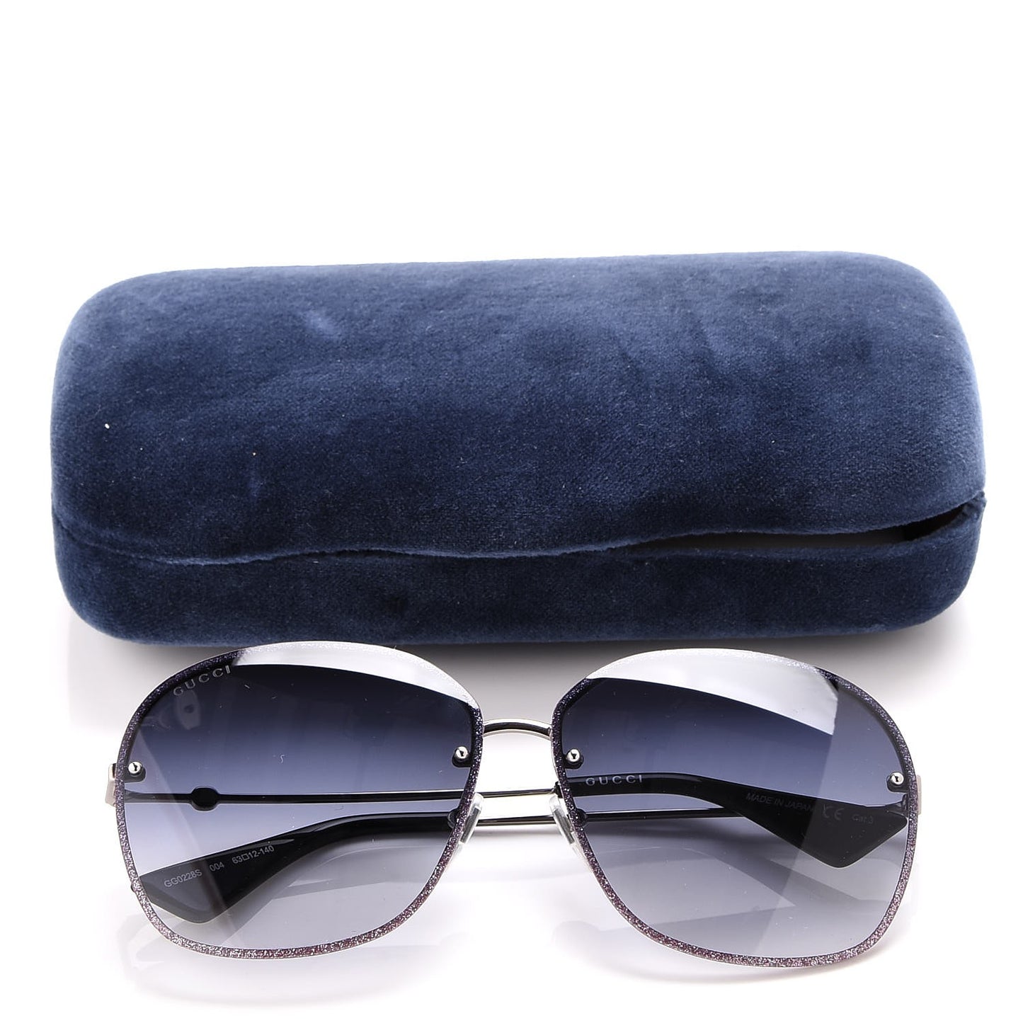 Square Frame Sunglasses GG0228S Purple