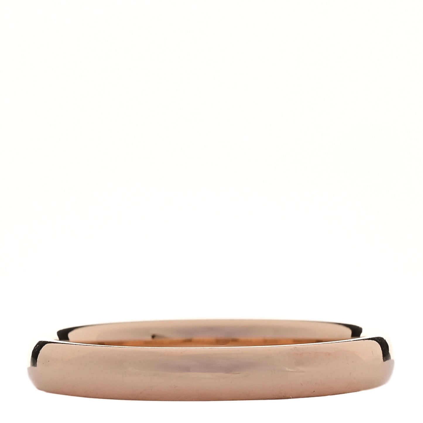 18K Rose Gold Tendrement Signature Wedding Band Ring 58 8.5