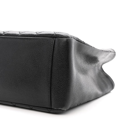Chanel Caviar Quilted Grand Shopping Tote GST Black 10 of 12