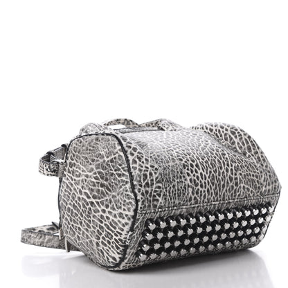Alexander Wang Pebbled Lambskin Rockie Black White Rhodium Hardware 5 of 11