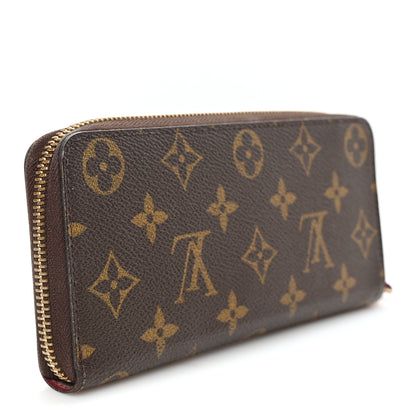 Louis Vuitton Monogram Clemence Wallet Fuchsia 3 of 6