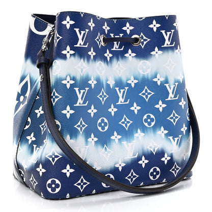 Louis Vuitton Monogram Escale Neonoe MM Blue 3 of 10