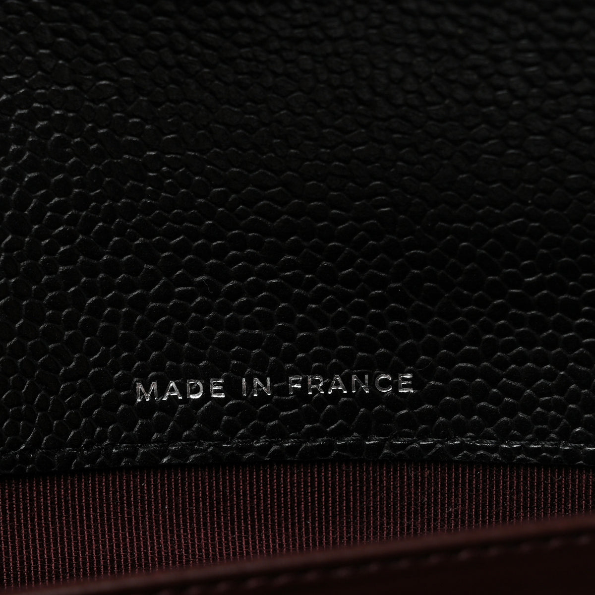 Caviar Quilted Large Gusset Flap Wallet Black