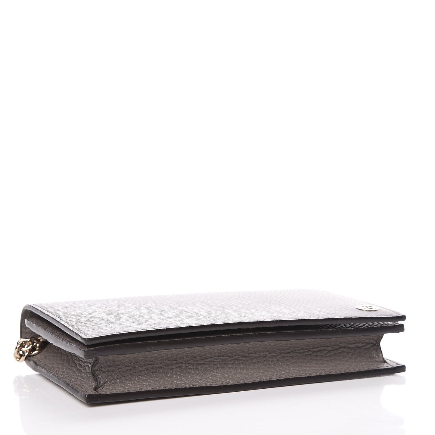 Dollar Calfskin Medium Betty Chain Wallet Loess
