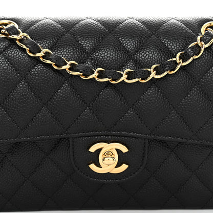 Chanel Caviar Quilted Small Double Flap Black 8 of 10