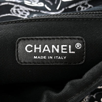 Chanel Cotton Quilted Small Bandana Single Flap Black 6 of 11