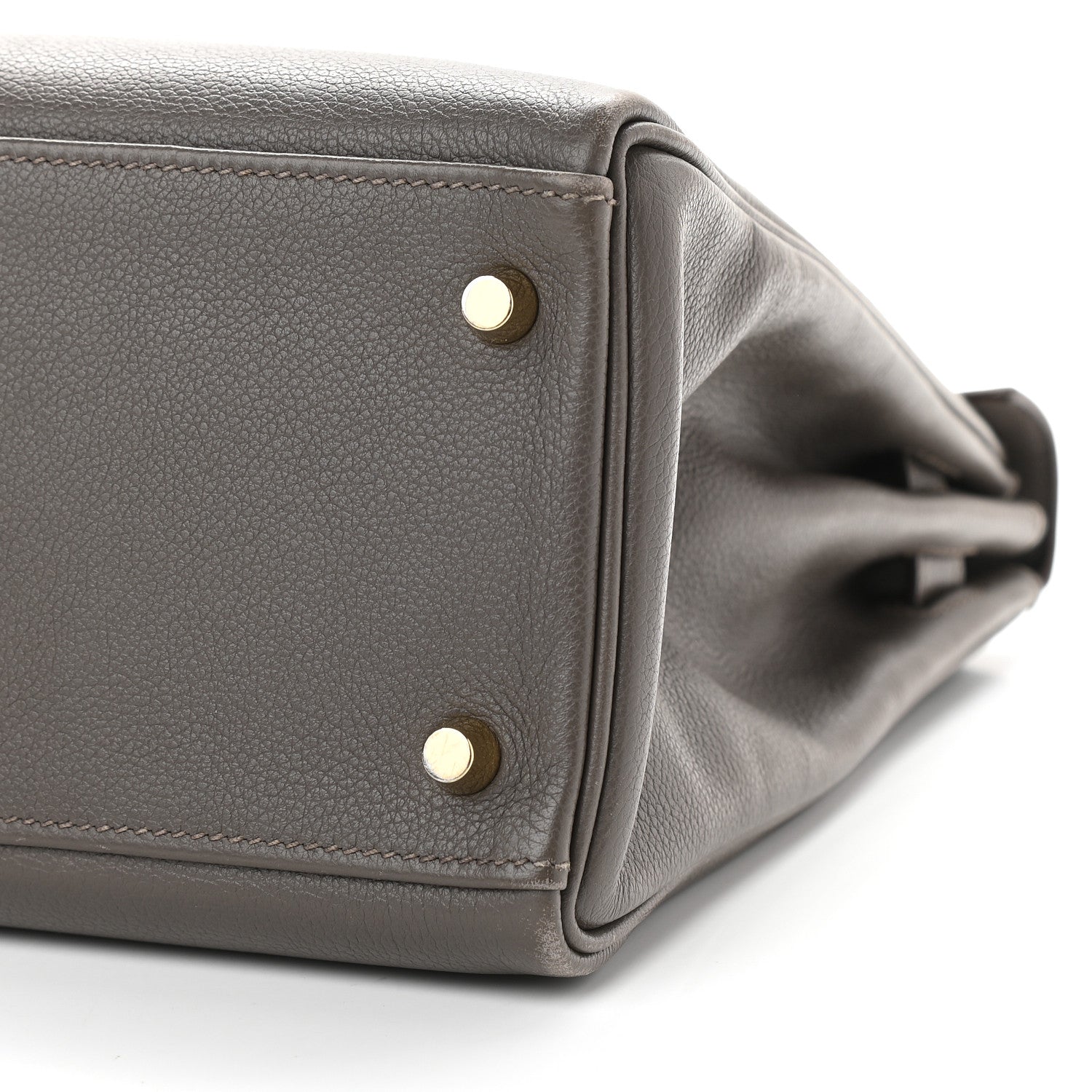 Hermes Evercolor Kelly Retourne 32 Etain 8 of 12