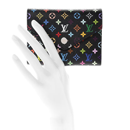Louis Vuitton LV X TM Monogram Multicolor Victorine Wallet Black 4 of 7