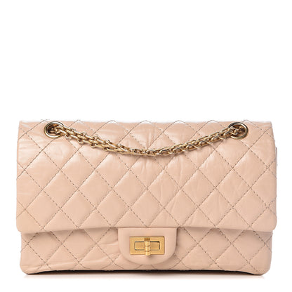 Chanel Aged Calfskin Quilted 2.55 Reissue 225 Flap Beige 1 of 12