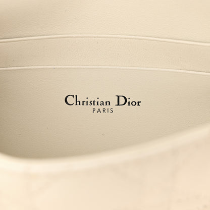 Christian Dior CHRISTIAN DIOR Calfskin Cannage Lady Dior Phone Pouch Latte 6 of 13