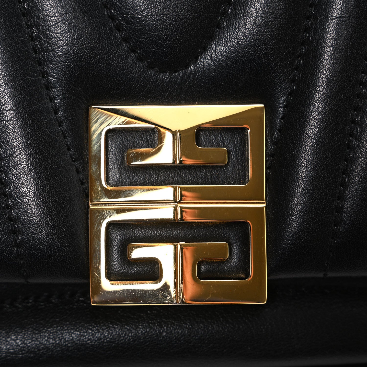 Givenchy Soft Calfskin 4G Quilted Small Shoulder Bag Black 11 of 11