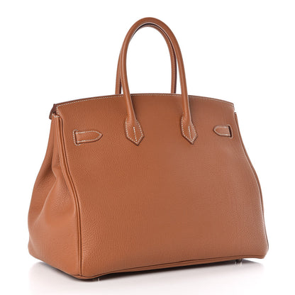 Hermes Togo Birkin 35 Gold 3 of 34