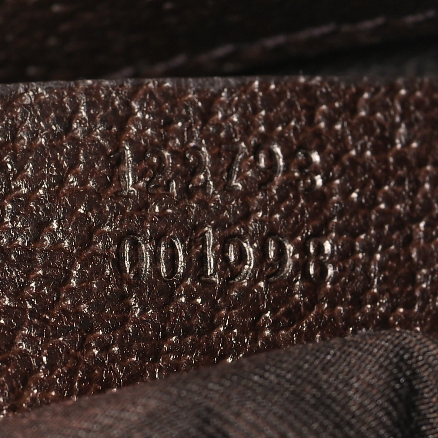 Monogram Flat Messenger Bag Dark Brown