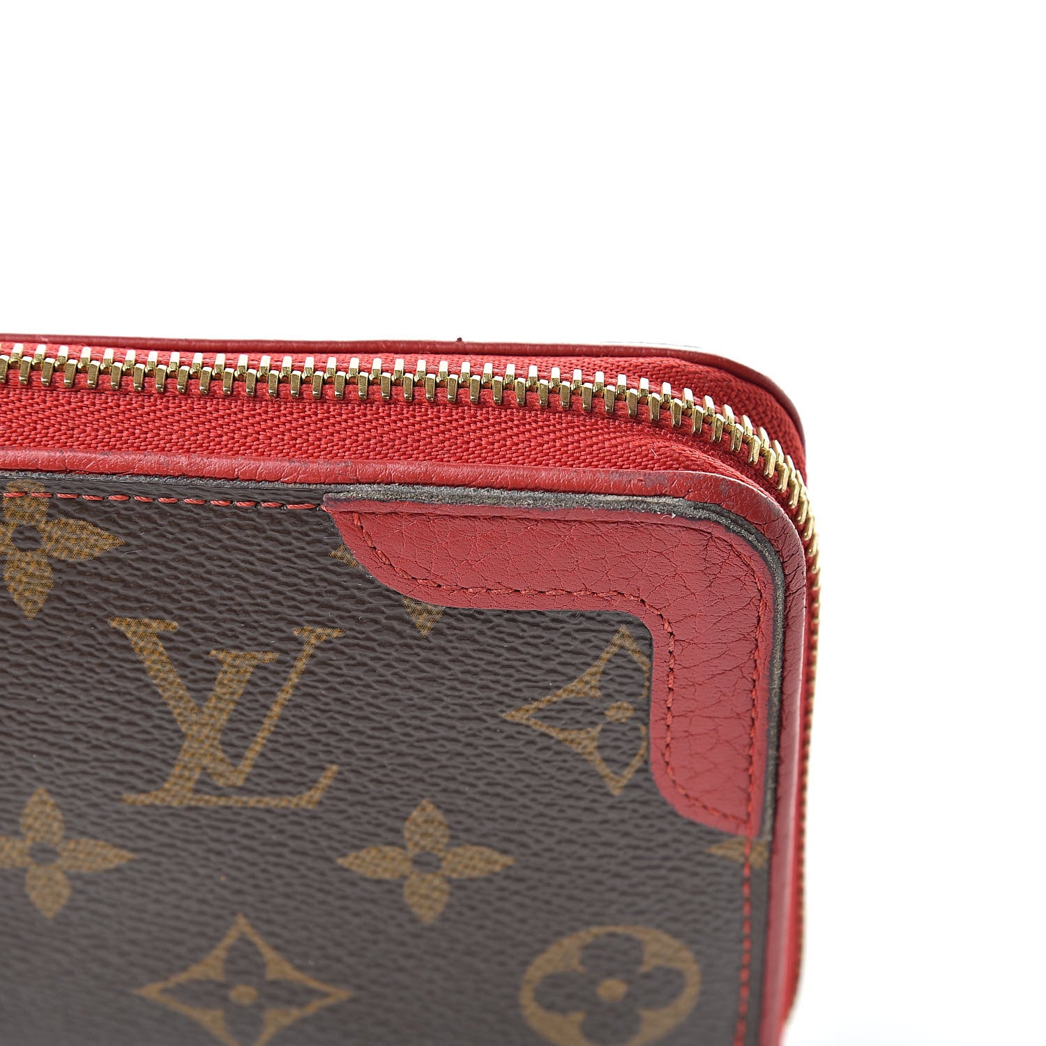 Louis Vuitton Monogram Retiro Zippy Wallet Cherry 13 of 14