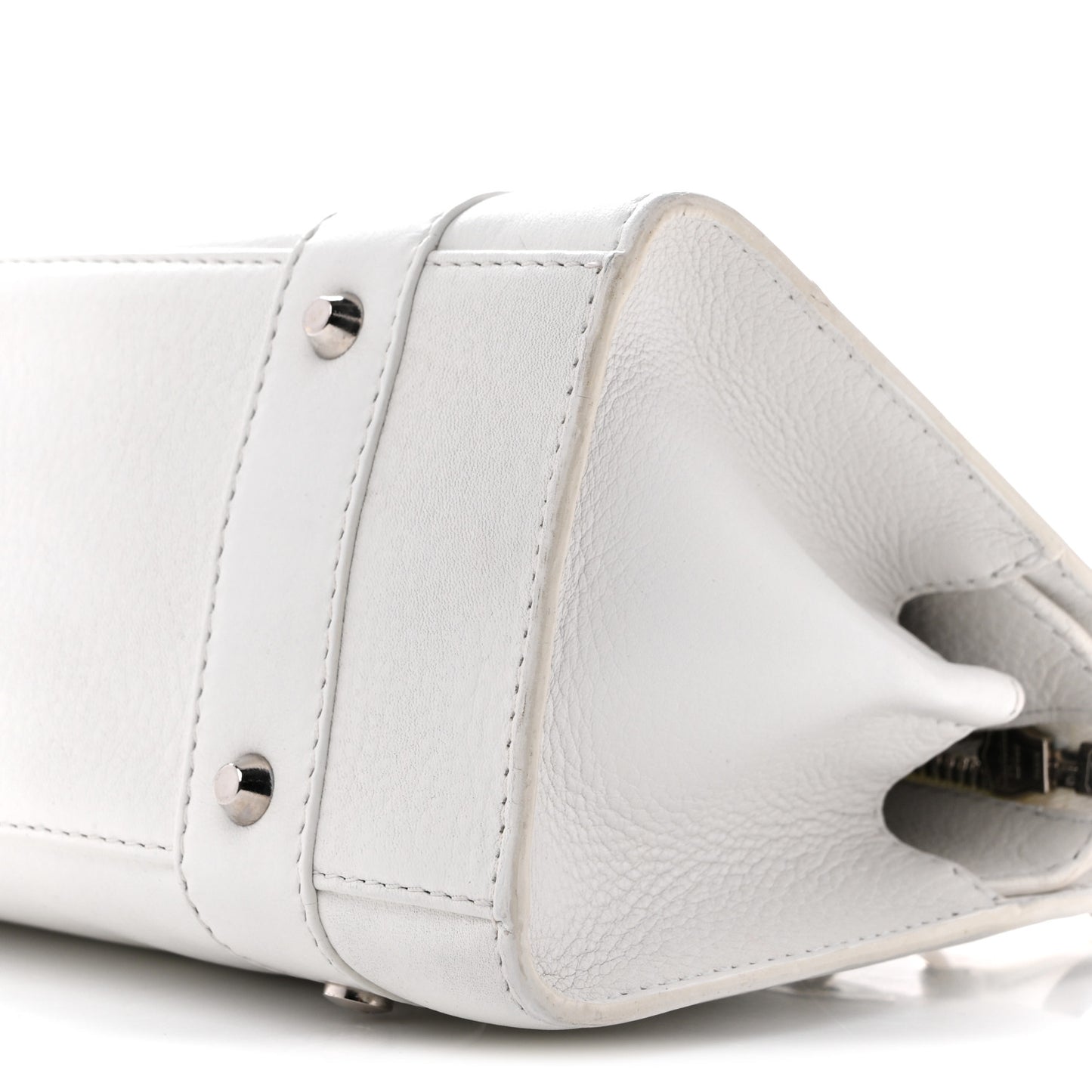 Calfskin Soft Lady Dior East West White