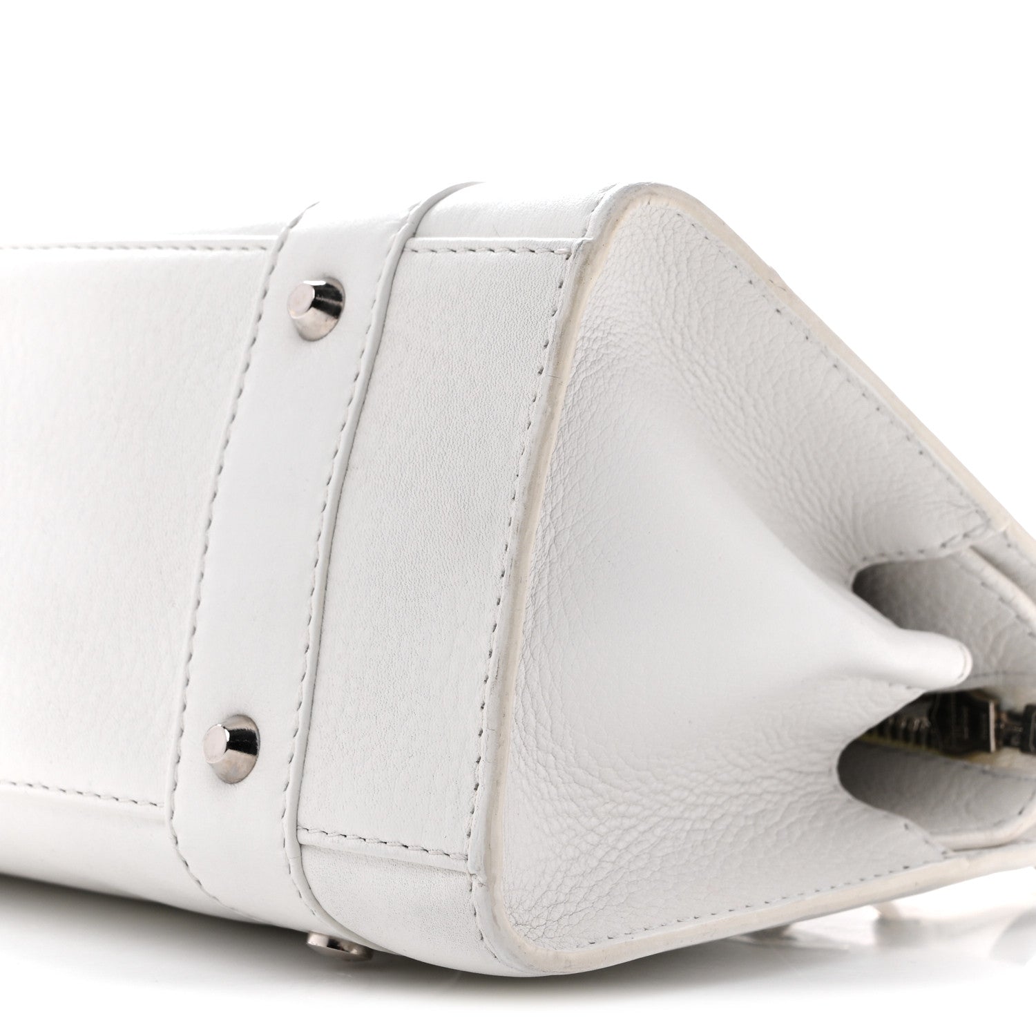 Christian Dior Calfskin Soft Lady Dior East West White 10 of 17