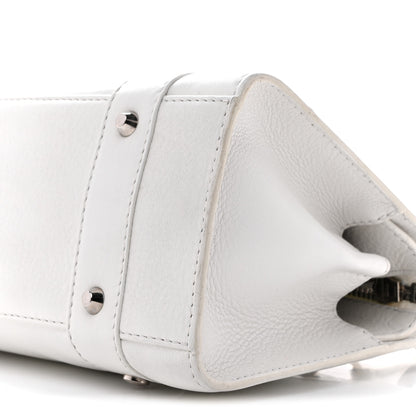 Christian Dior Calfskin Soft Lady Dior East West White 10 of 17