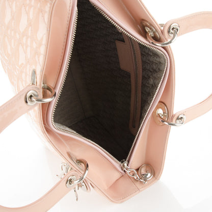 Christian Dior Patent Cannage Large Lady Dior Light Pink 5 of 10