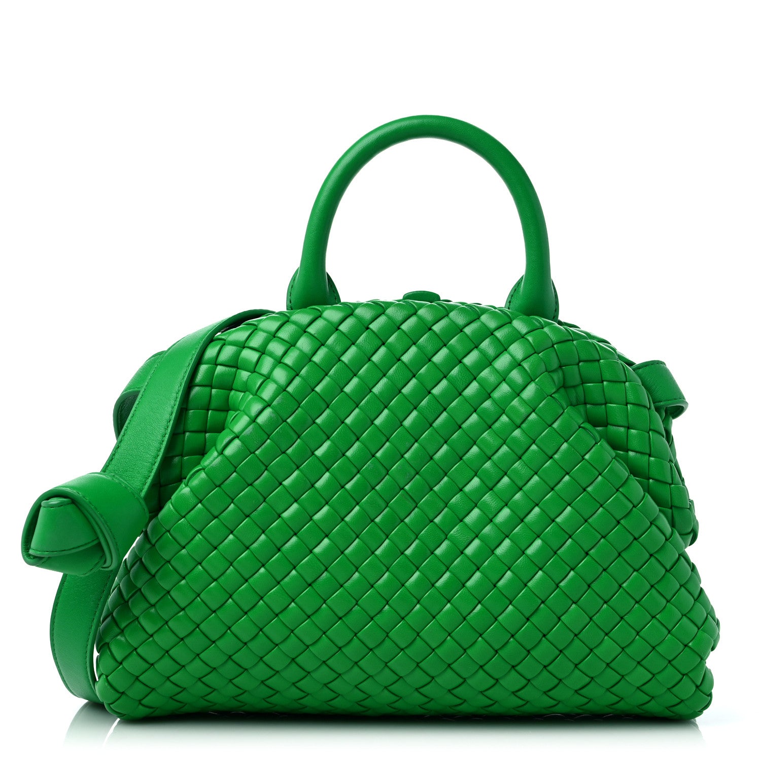 Bottega Veneta Nappa Intrecciato Small Handle Bag Parakeet 1 of 8