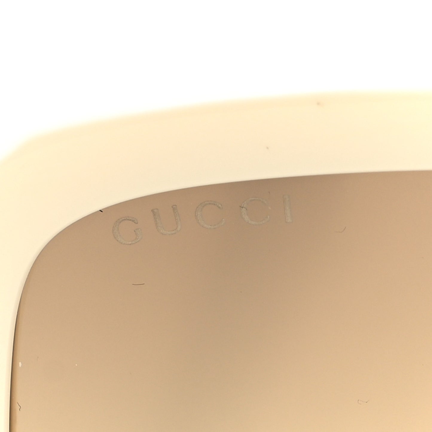 Acetate Rectangle Frame Sunglasses GG1326S White