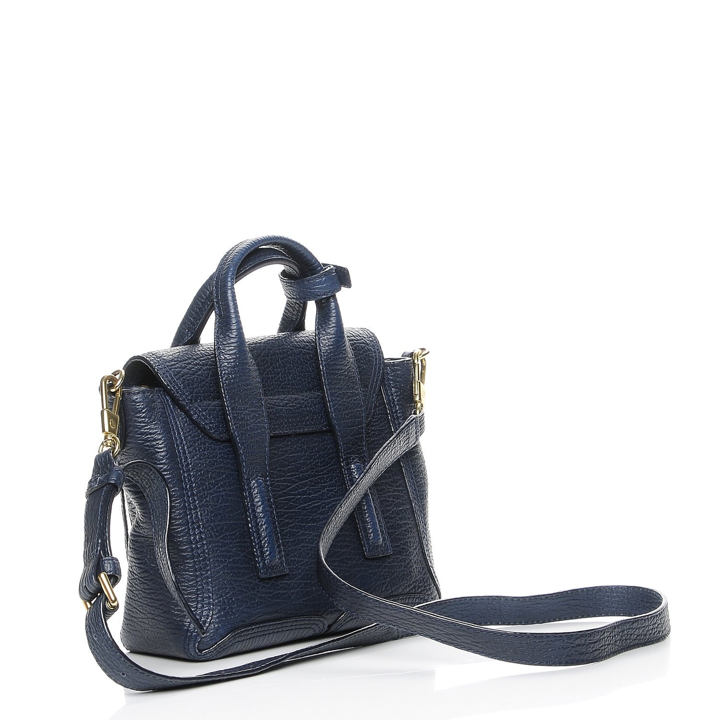 3.1 Textured Calfskin Mini Pashli Satchel Ink