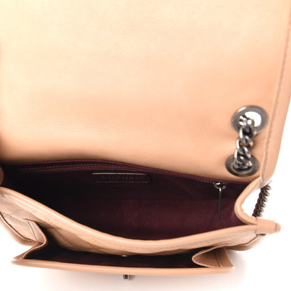 Chanel Calfskin Quilted Mini French Riviera Flap Beige 5 of 11