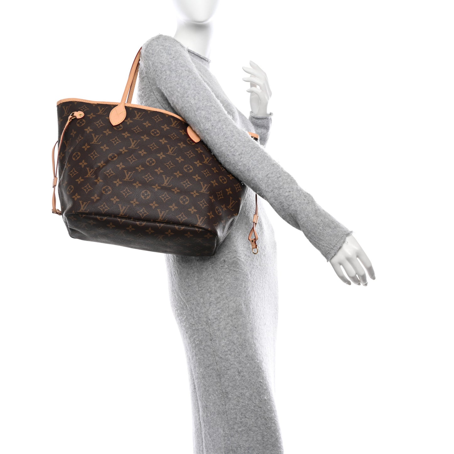 LOUIS VUITTON Monogram Neo Neverfull MM Pivoine