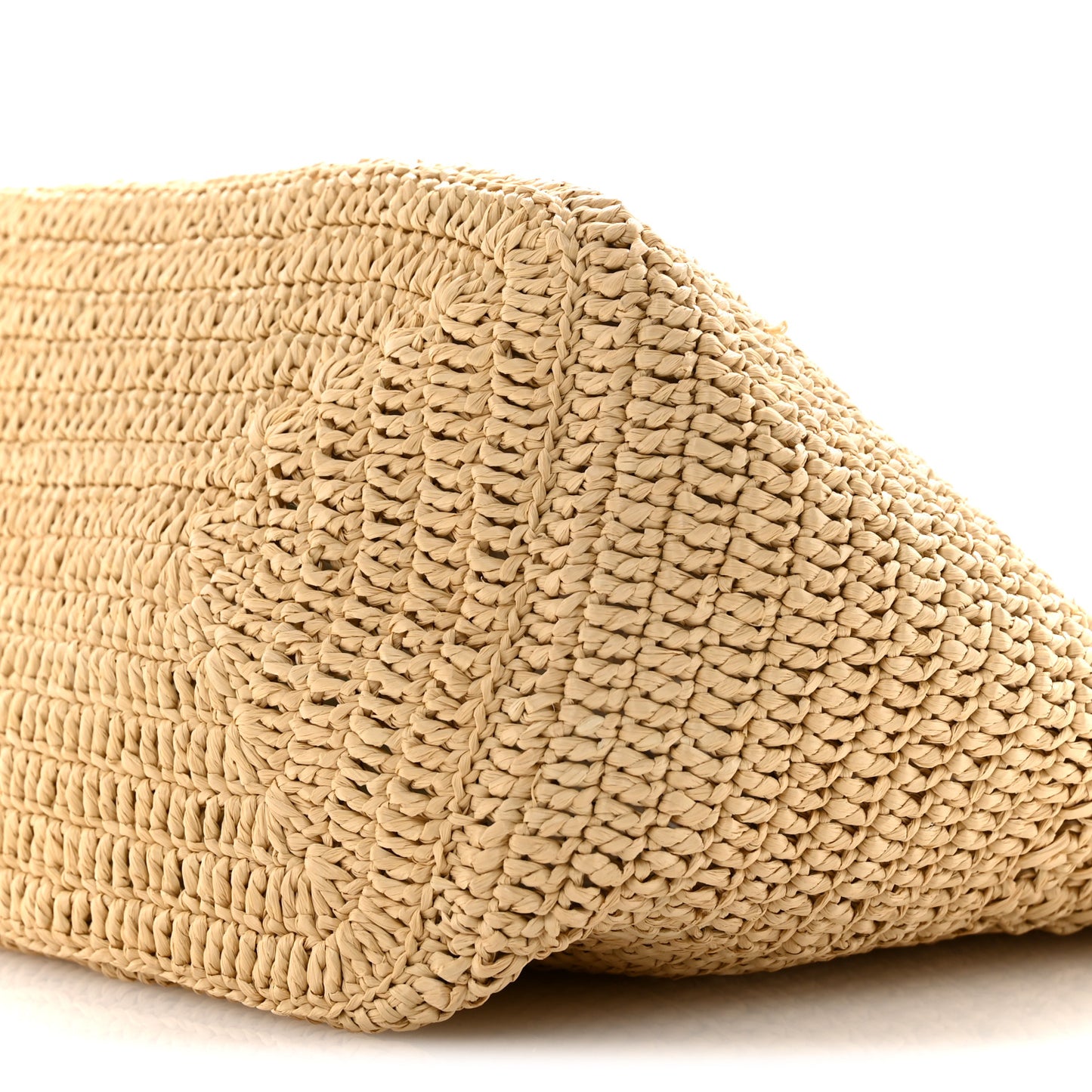 Raffia Monogram Hobo Naturale