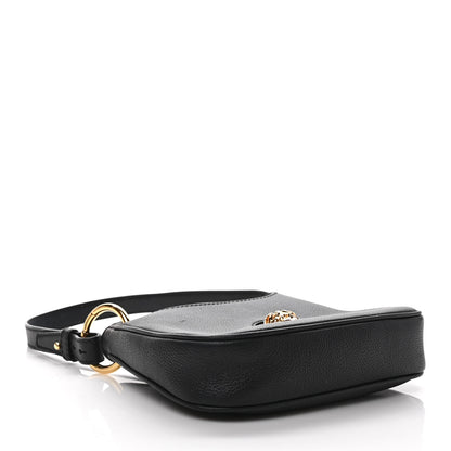 Versace Calfskin La Medusa Small Hobo Crossbody Black 3 of 7