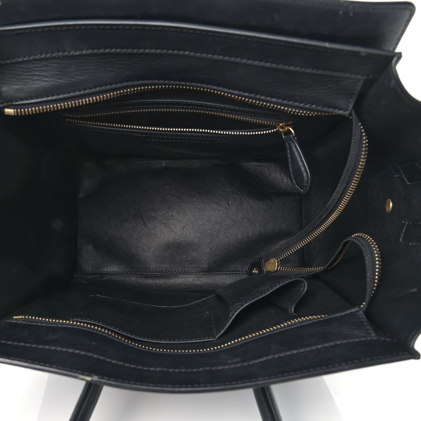 Smooth Calfskin Mini Luggage Black