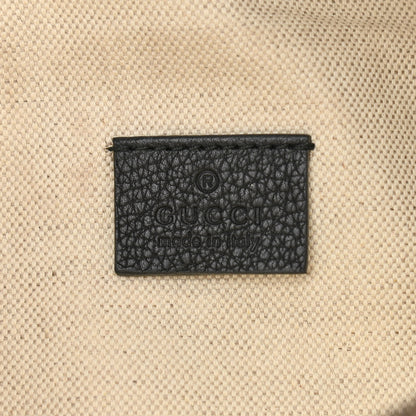Gucci Grained Calfskin Logo Belt Bag Black 6 of 10
