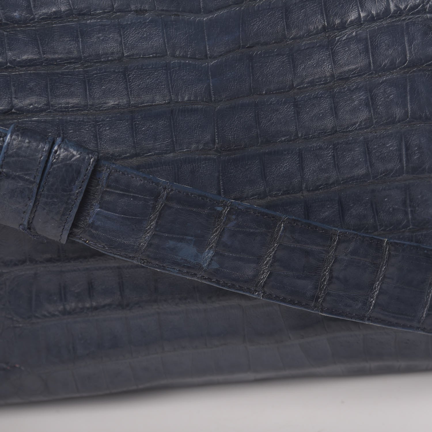 Nancy Gonzalez Crocodile Crossbody Bag Dark Blue 17 of 17
