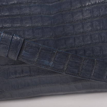 Nancy Gonzalez Crocodile Crossbody Bag Dark Blue 17 of 17