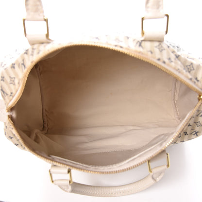 Louis Vuitton Mini Lin Croisette Speedy 30 Blue 8 of 12