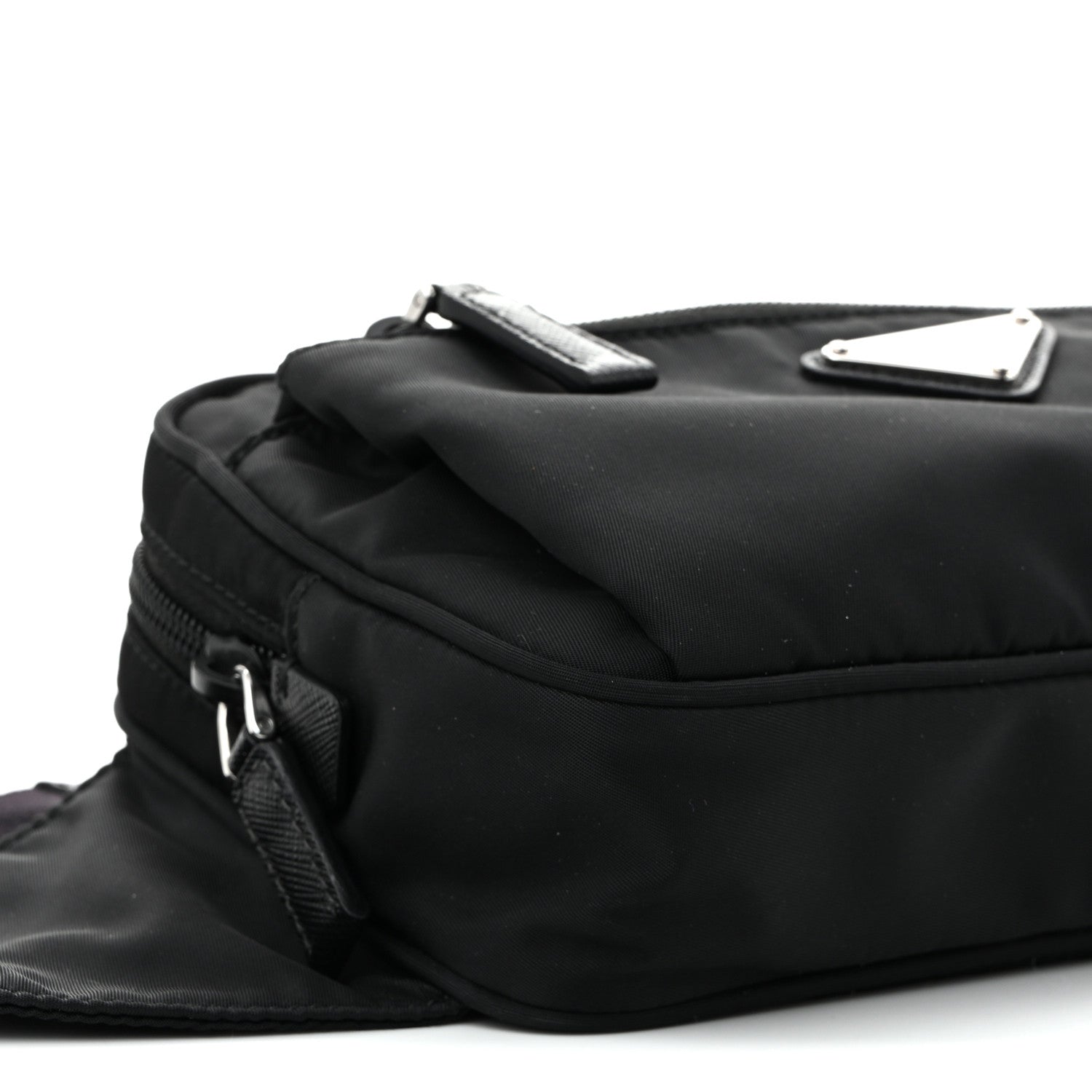 Prada Re-Nylon Saffiano Belt Bag Black 9 of 10