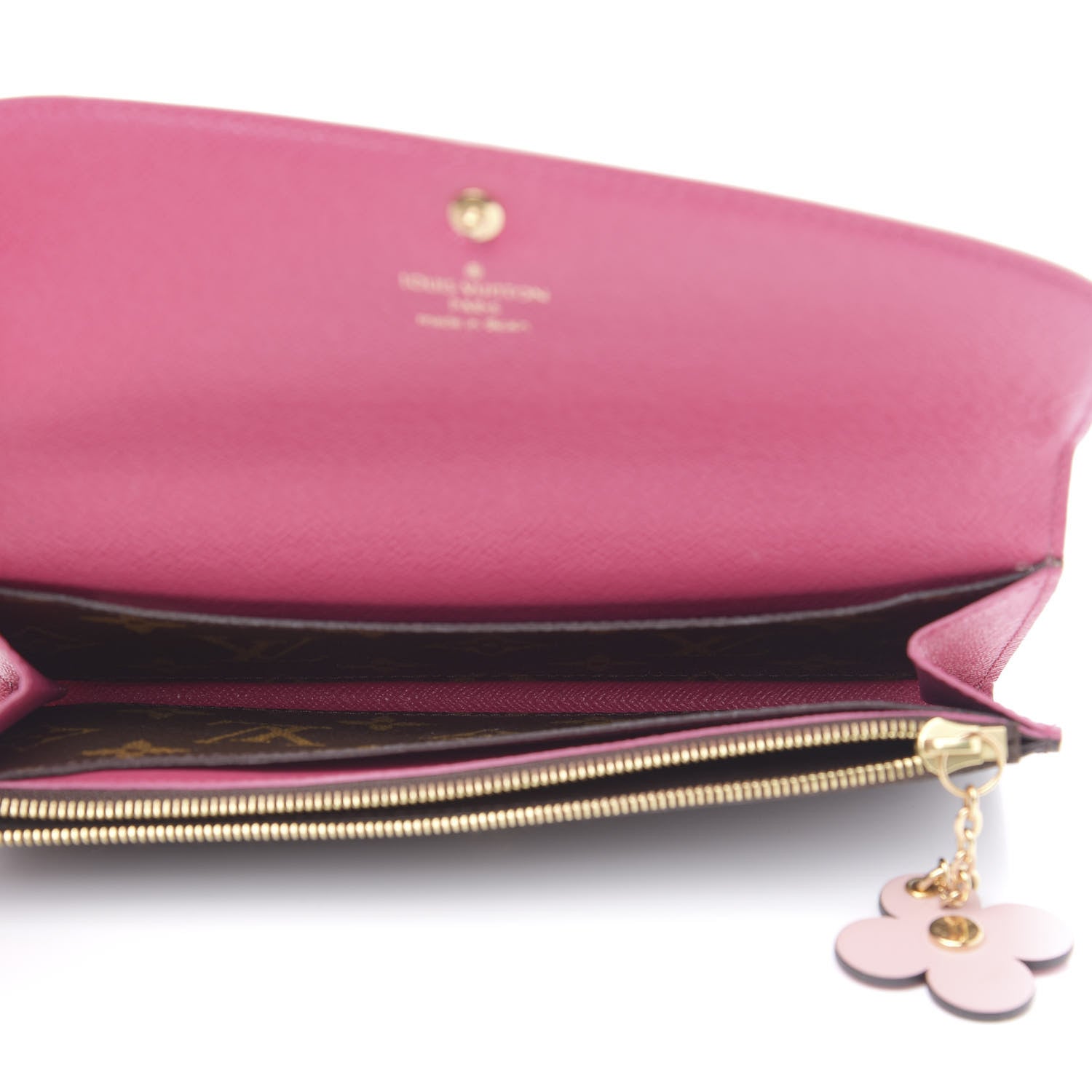 Louis Vuitton Monogram Bloom Flower Emilie Wallet 5 of 10