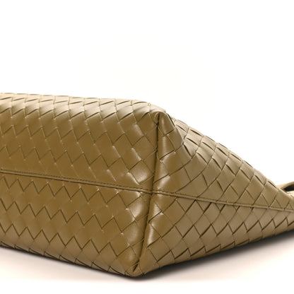 Bottega Veneta Calfskin Intrecciato Small Zipped Tote Cypress 9 of 9