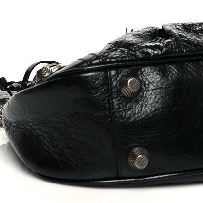 Balenciaga Agneau Arena Small Le Cagole Shoulder Bag Black 9 of 10