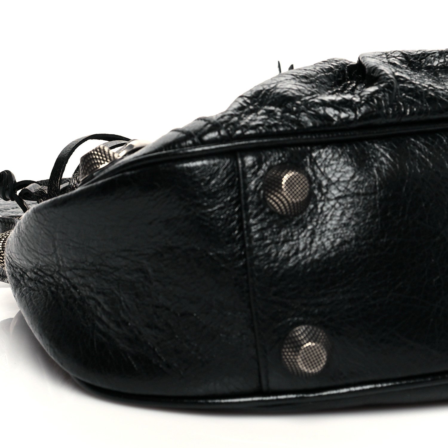 Balenciaga Agneau Arena Small Le Cagole Shoulder Bag Black 9 of 10