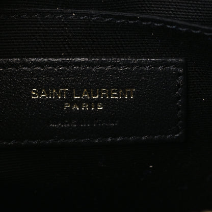 Saint Laurent Calfskin Matelasse Monogram Lou Camera Bag Dark Beige 6 of 9